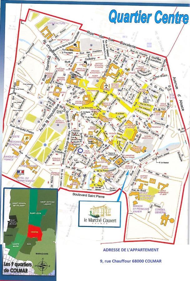 Appartements Chauffour - Colmar Centre ภายนอก รูปภาพ